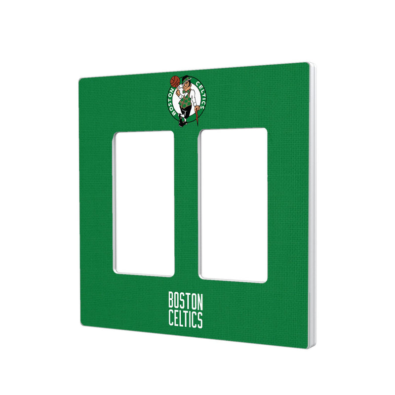 Boston Celtics Solid Hidden-Screw Light Switch Plate