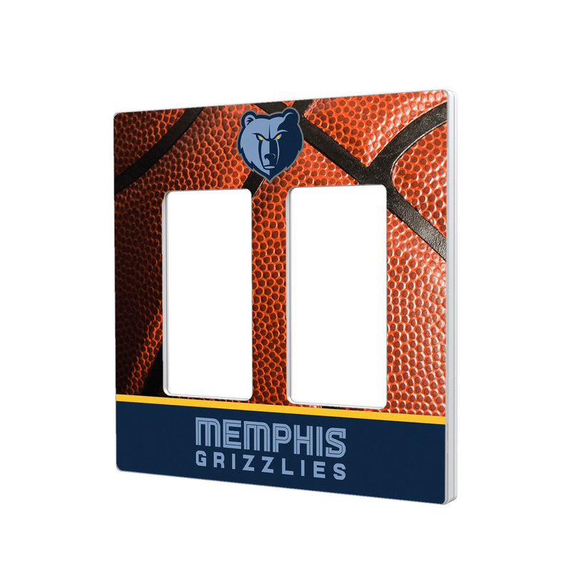 Memphis Grizzlies Basketball Hidden-Screw Light Switch Plate