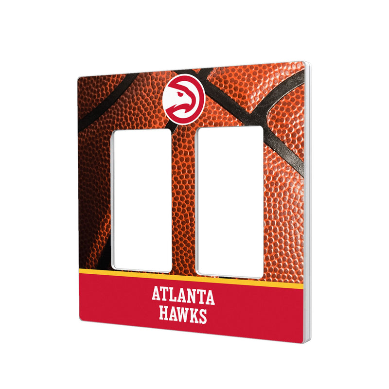 Atlanta Hawks Basketball Hidden-Screw Light Switch Plate