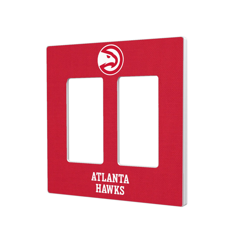 Atlanta Hawks Solid Hidden-Screw Light Switch Plate