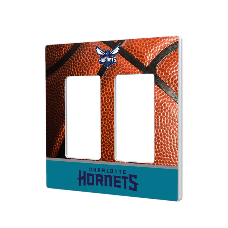 Charlotte Hornets Basketball Hidden-Screw Light Switch Plate