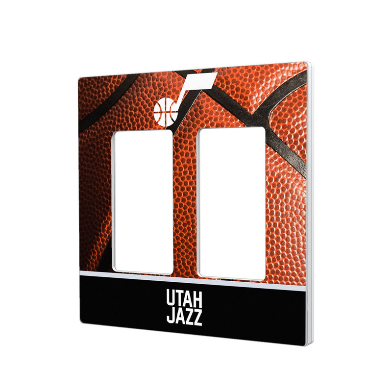 Utah Jazz Basketball Hidden-Screw Light Switch Plate