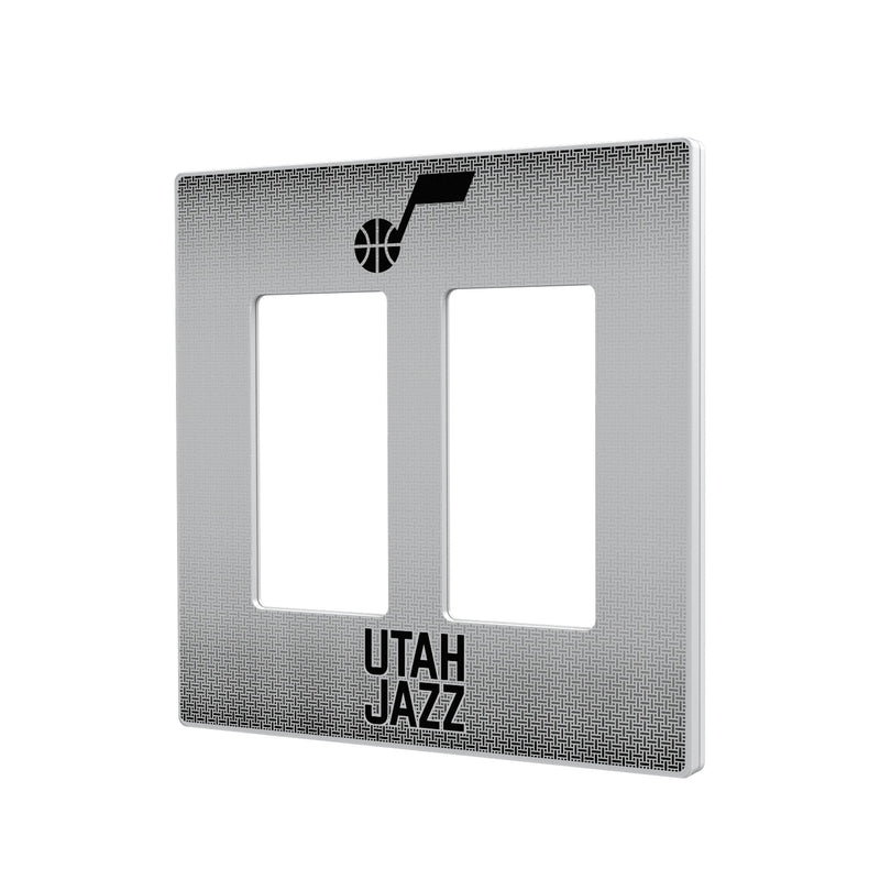 Utah Jazz Linen Hidden-Screw Light Switch Plate