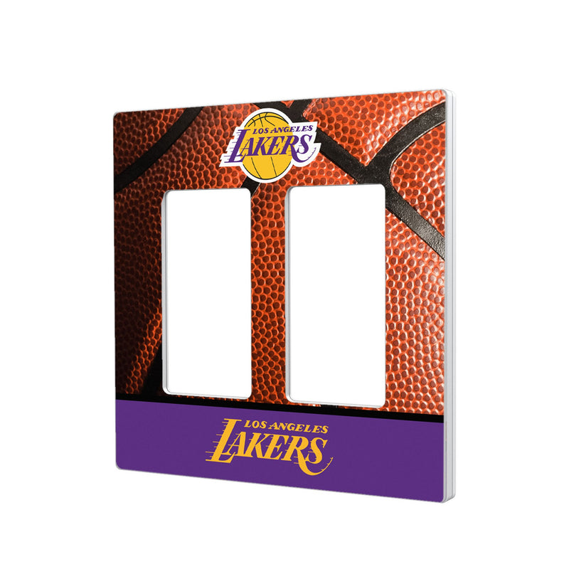 Los Angeles Lakers Basketball Hidden-Screw Light Switch Plate