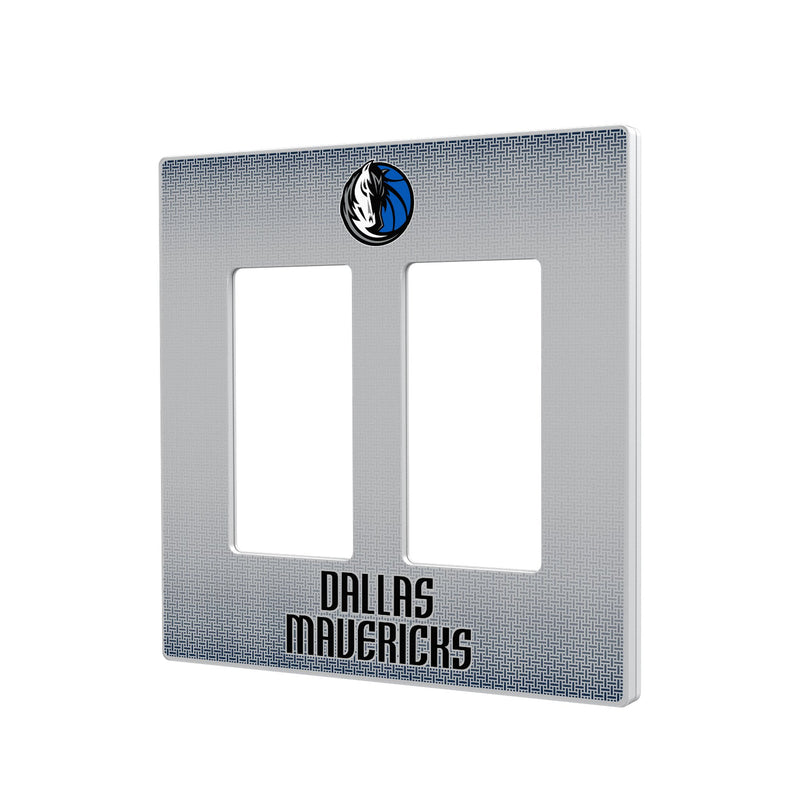 Dallas Mavericks Linen Hidden-Screw Light Switch Plate