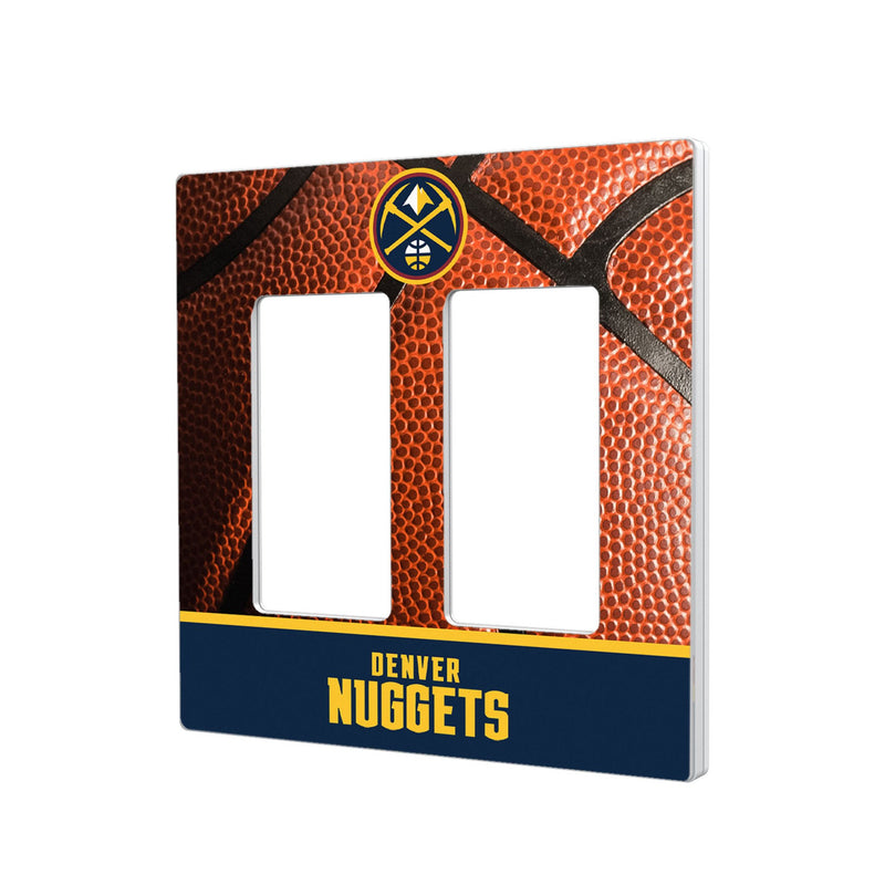 Denver Nuggets Basketball Hidden-Screw Light Switch Plate