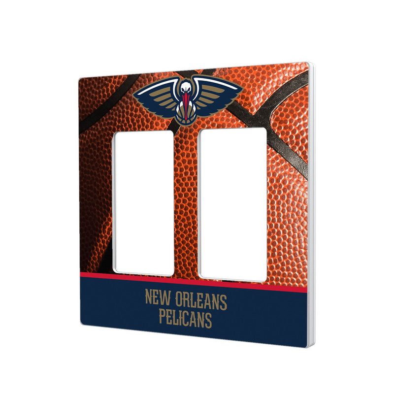 New Orleans Pelicans Basketball Hidden-Screw Light Switch Plate