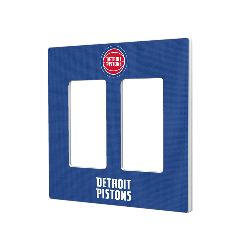 Detroit Pistons Solid Hidden-Screw Light Switch Plate