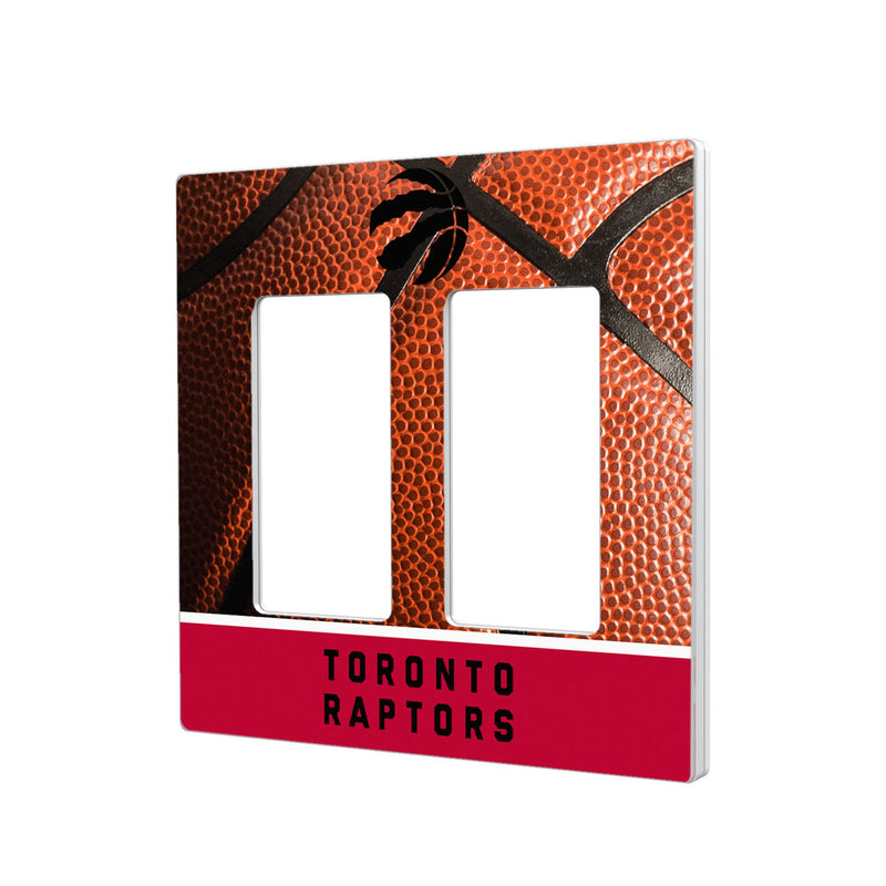 Toronto Raptors Basketball Hidden-Screw Light Switch Plate