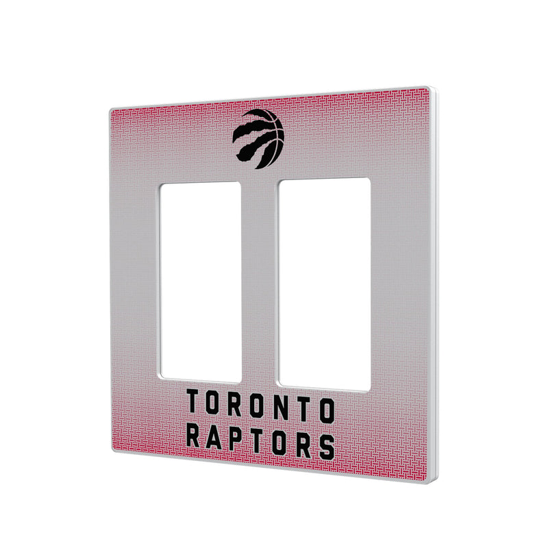 Toronto Raptors Linen Hidden-Screw Light Switch Plate