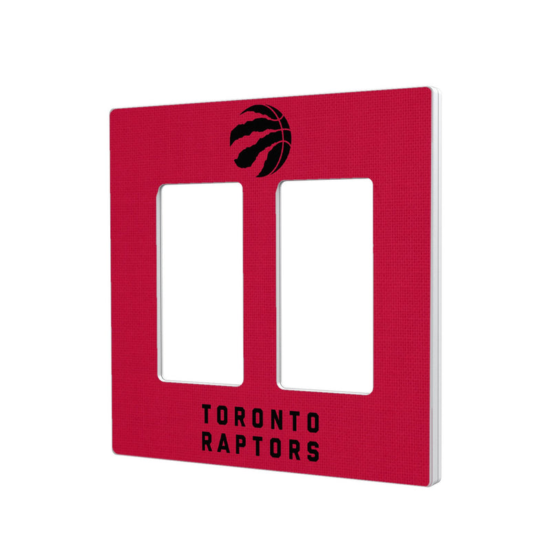 Toronto Raptors Solid Hidden-Screw Light Switch Plate