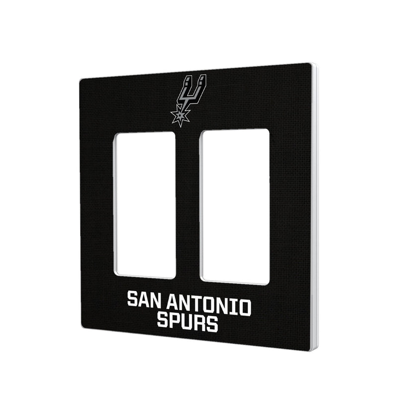 San Antonio Spurs Solid Hidden-Screw Light Switch Plate