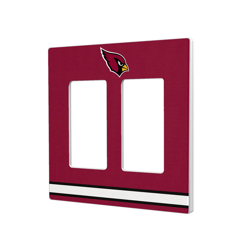 Arizona Cardinals Stripe Hidden-Screw Light Switch Plate