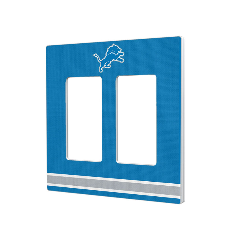 Detroit Lions Stripe Hidden-Screw Light Switch Plate