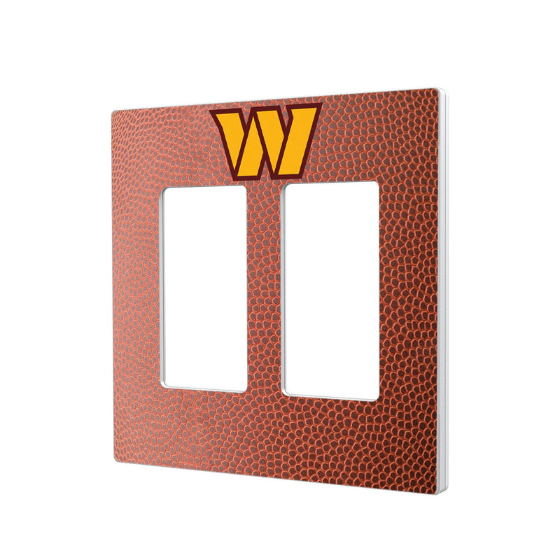 Washington Commanders Football Hidden-Screw Light Switch Plate