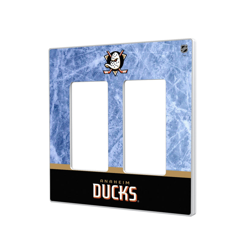 Anaheim Ducks Ice Wordmark Hidden-Screw Light Switch Plate