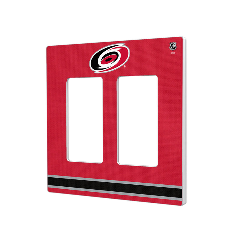 Carolina Hurricanes Stripe Hidden-Screw Light Switch Plate