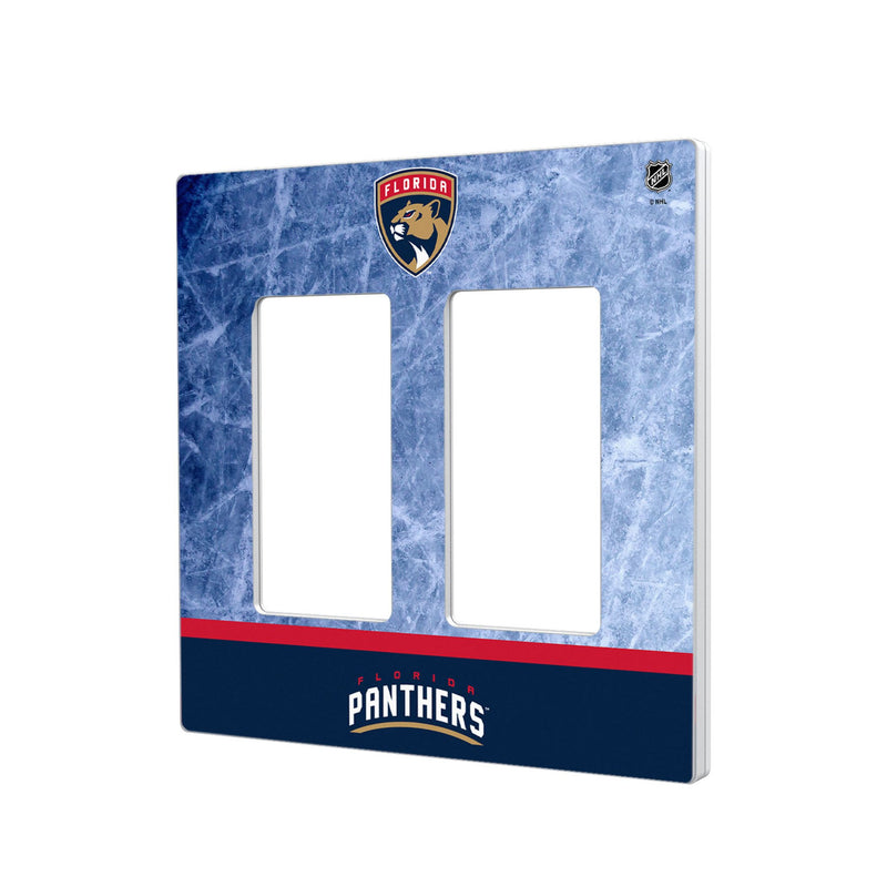 Florida Panthers Ice Wordmark Hidden-Screw Light Switch Plate