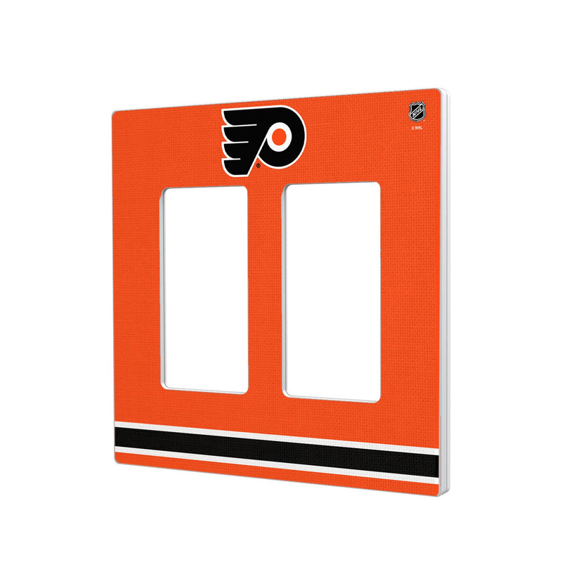 Philadelphia Flyers Stripe Hidden-Screw Light Switch Plate