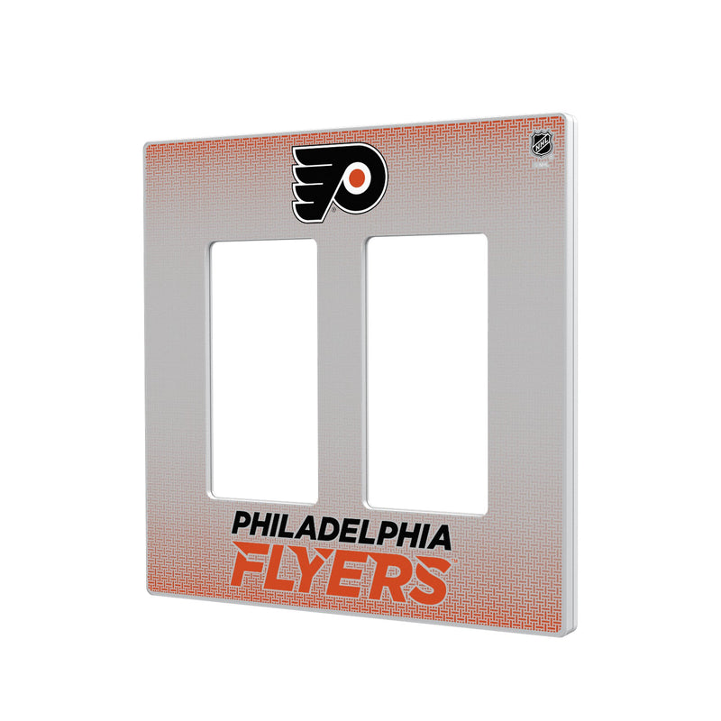 Philadelphia Flyers Linen Hidden-Screw Light Switch Plate