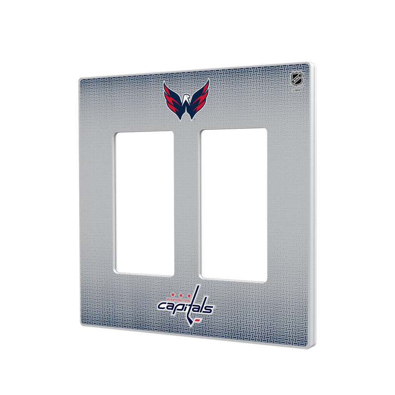 Washington Capitals Linen Hidden-Screw Light Switch Plate