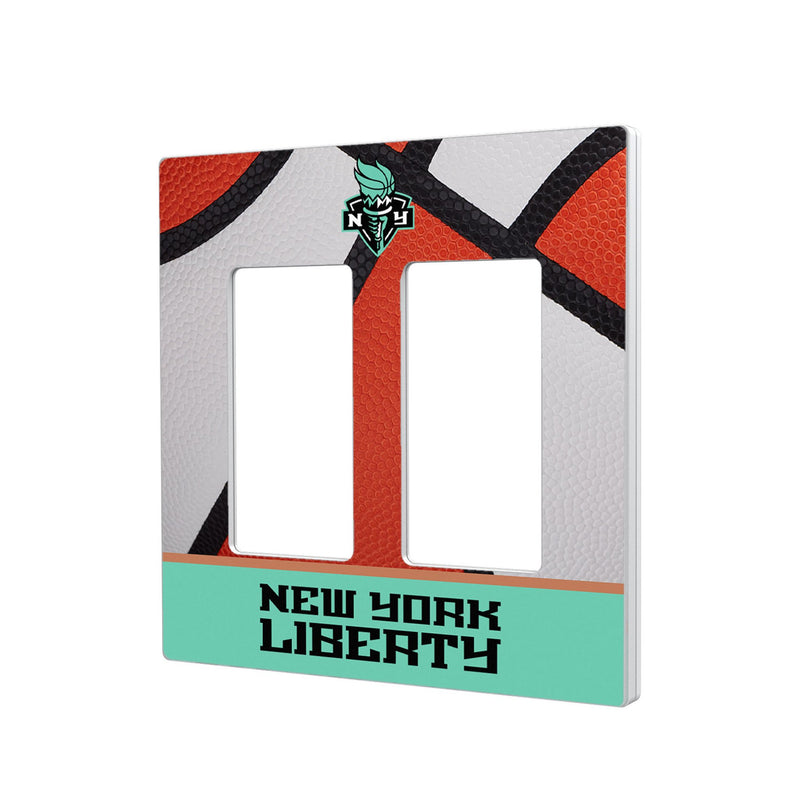 New York Liberty Basketball Hidden-Screw Light Switch Plate