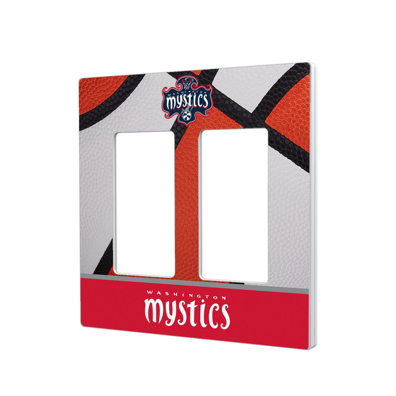 Washington Mystics Basketball Hidden-Screw Light Switch Plate