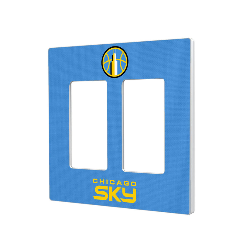 Chicago Sky Solid Hidden-Screw Light Switch Plate