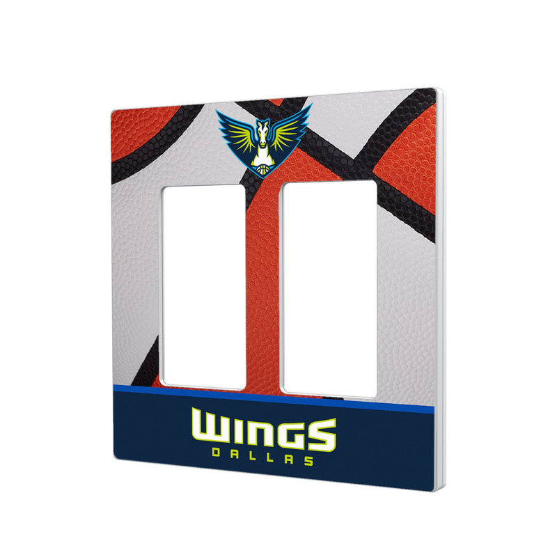 Dallas Wings Basketball Hidden-Screw Light Switch Plate