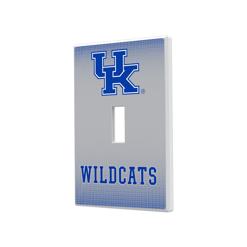 Kentucky Wildcats Linen Hidden-Screw Light Switch Plate