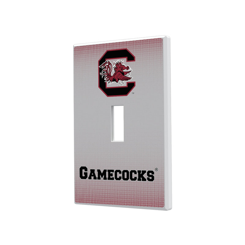 South Carolina Gamecocks Linen Hidden-Screw Light Switch Plate