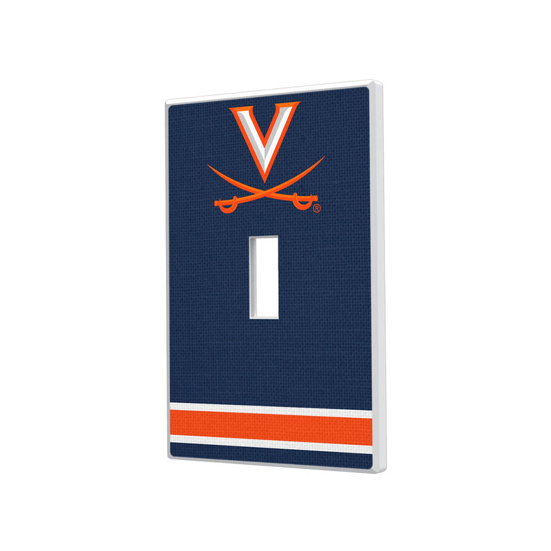 University of Virginia Cavaliers Stripe Hidden-Screw Light Switch Plate