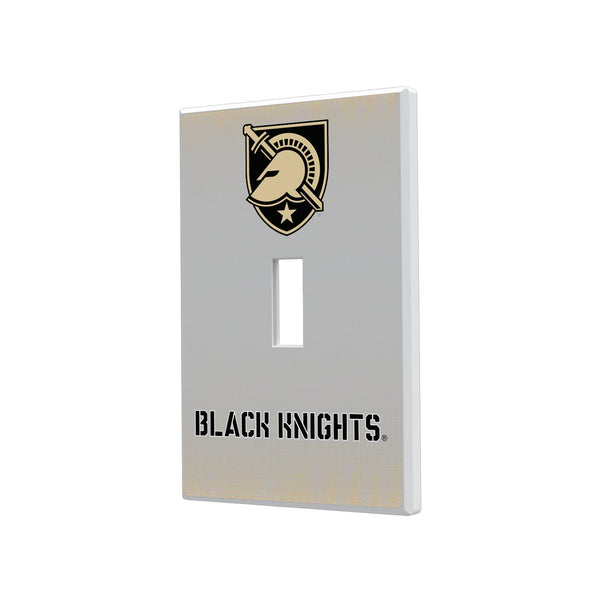 Army Academy Black Knights Linen Hidden-Screw Light Switch Plate