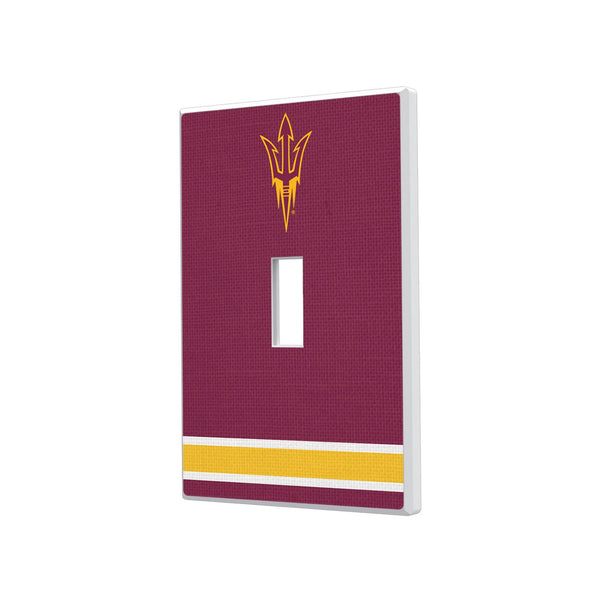 Arizona State University Sun Devils Stripe Hidden-Screw Light Switch Plate