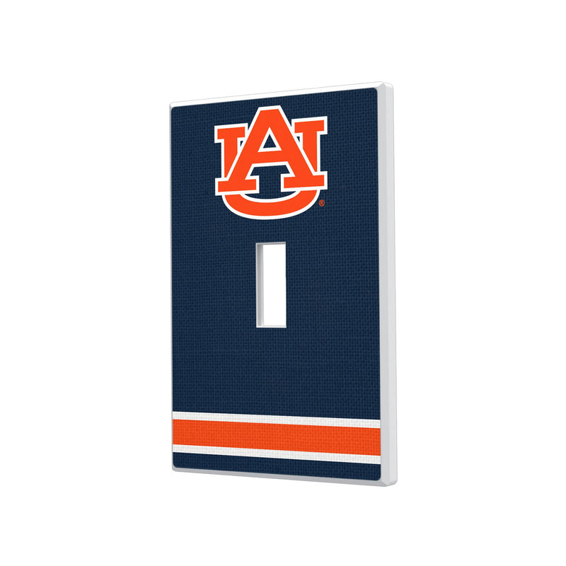 University of Auburn Tigers Stripe Hidden-Screw Light Switch Plate