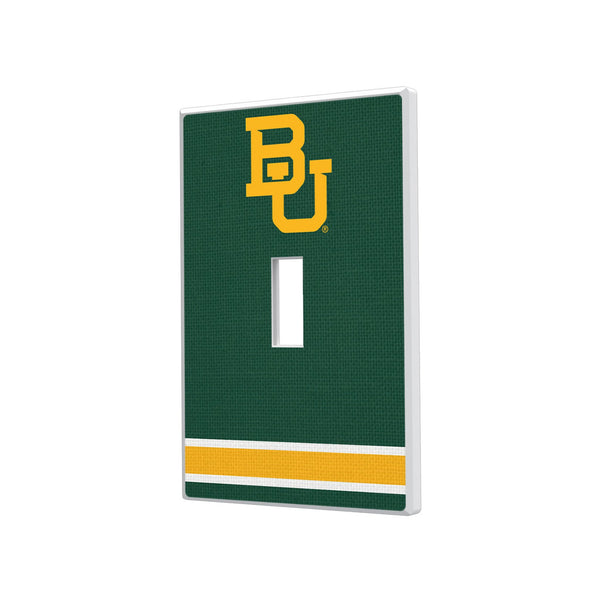 Baylor University Bears Stripe Hidden-Screw Light Switch Plate