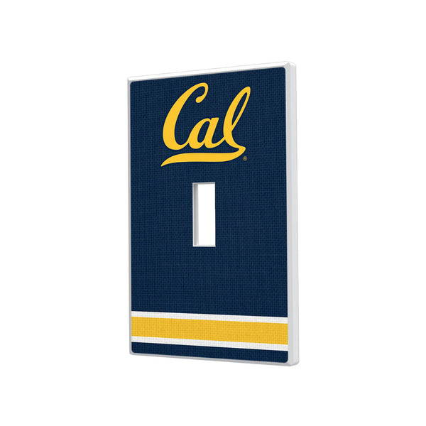 University of California Berkeley Golden Bears Stripe Hidden-Screw Light Switch Plate