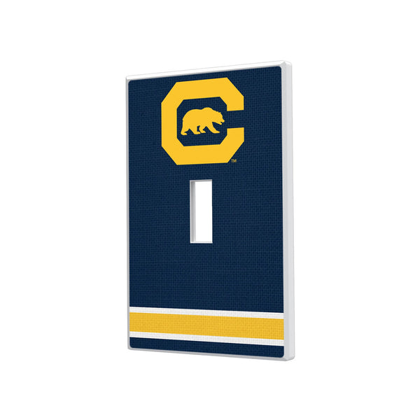 University of California Berkeley Golden Bears Stripe Hidden-Screw Light Switch Plate