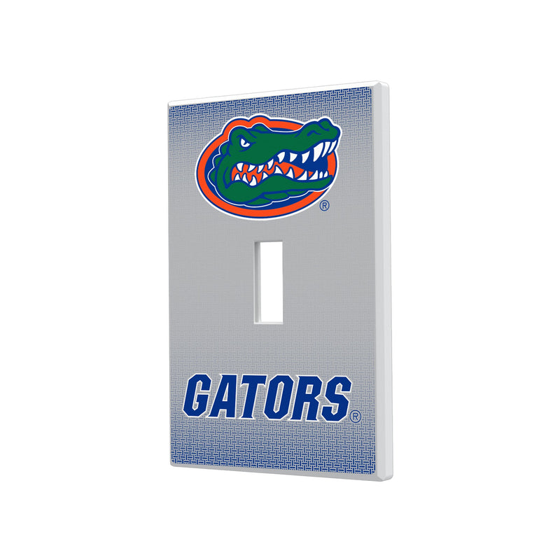 Florida Gators Linen Hidden-Screw Light Switch Plate