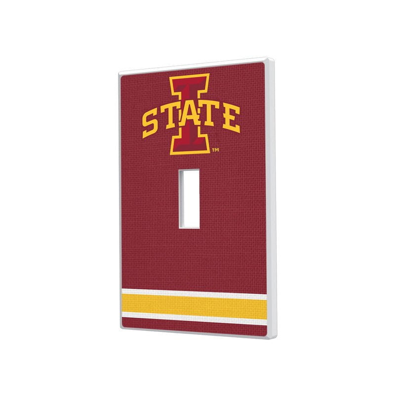 Iowa State University Cyclones Stripe Hidden-Screw Light Switch Plate