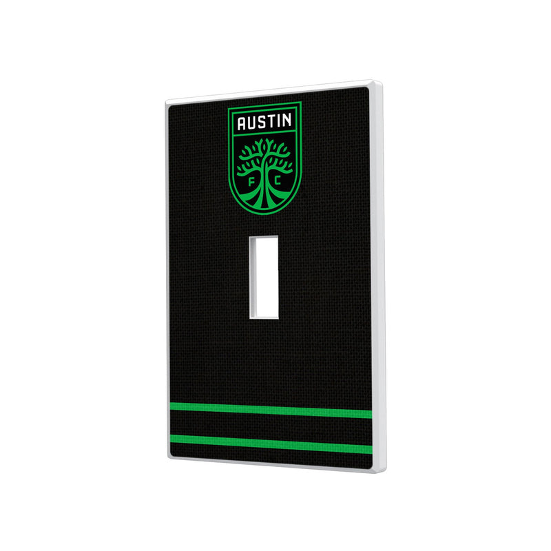 Austin FC  Stripe Hidden-Screw Light Switch Plate