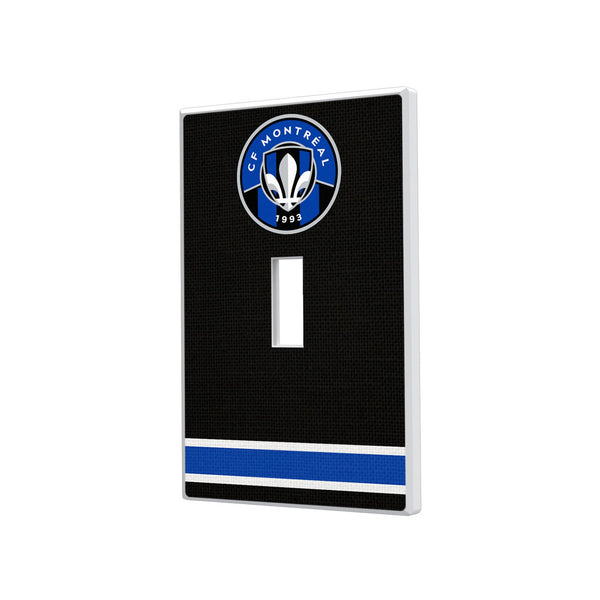 CF Montreal  Stripe Hidden-Screw Light Switch Plate