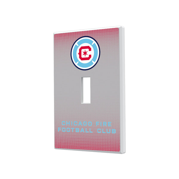 Chicago Fire  Linen Hidden-Screw Light Switch Plate