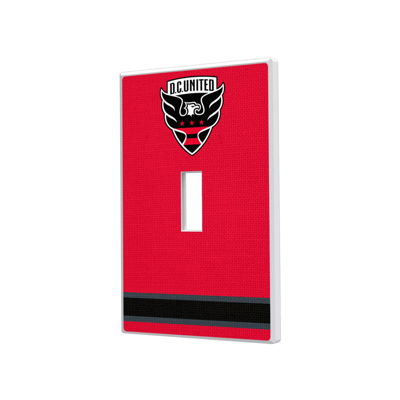 DC United  Stripe Hidden-Screw Light Switch Plate