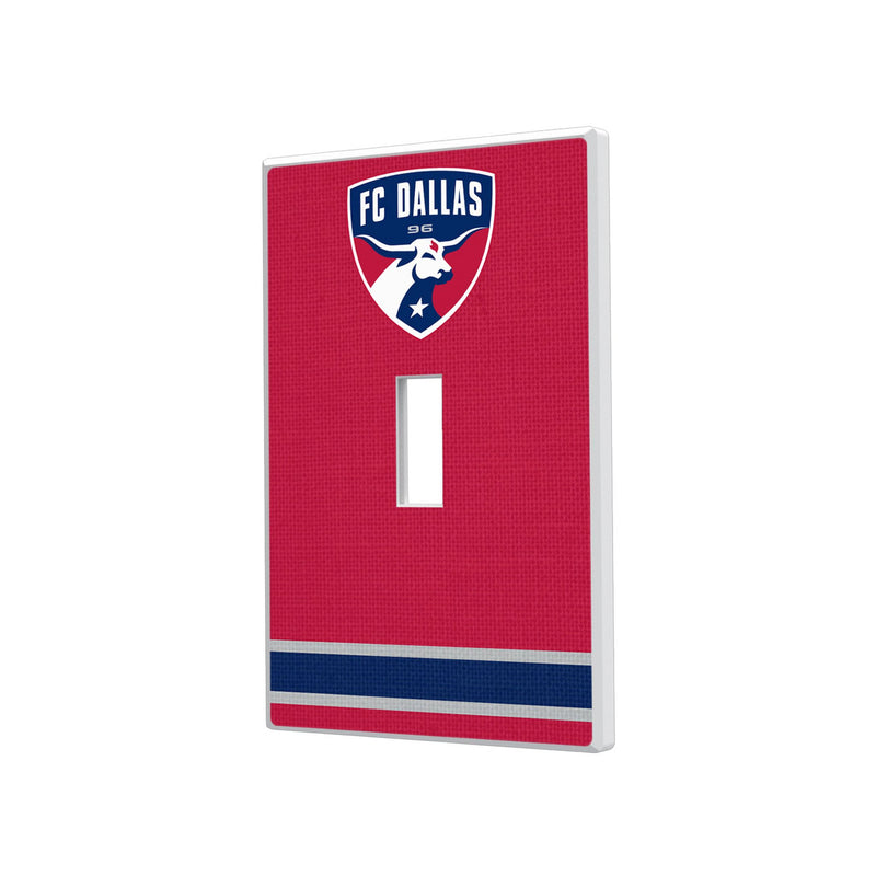 FC Dallas  Stripe Hidden-Screw Light Switch Plate