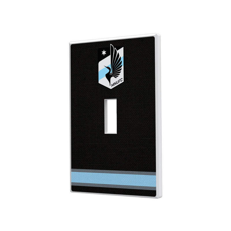 Minnesota United FC   Stripe Hidden-Screw Light Switch Plate