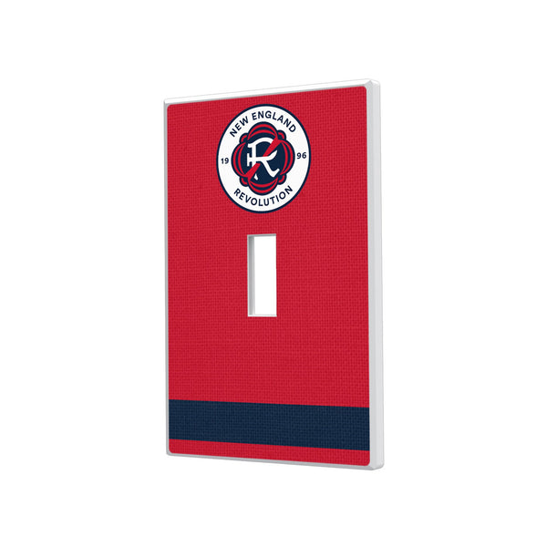 New England Revolution  Stripe Hidden-Screw Light Switch Plate