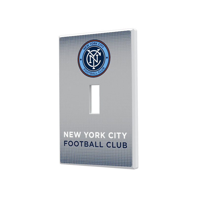 New York City FC  Linen Hidden-Screw Light Switch Plate