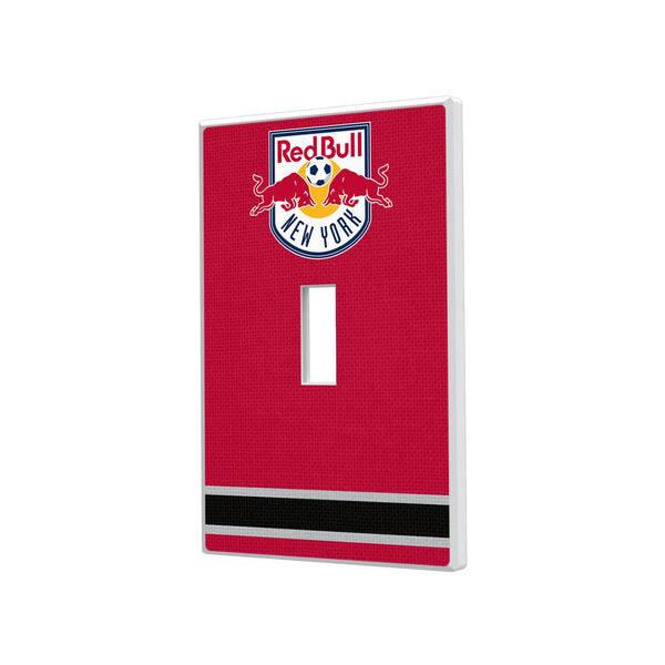 New York Red Bulls  Stripe Hidden-Screw Light Switch Plate