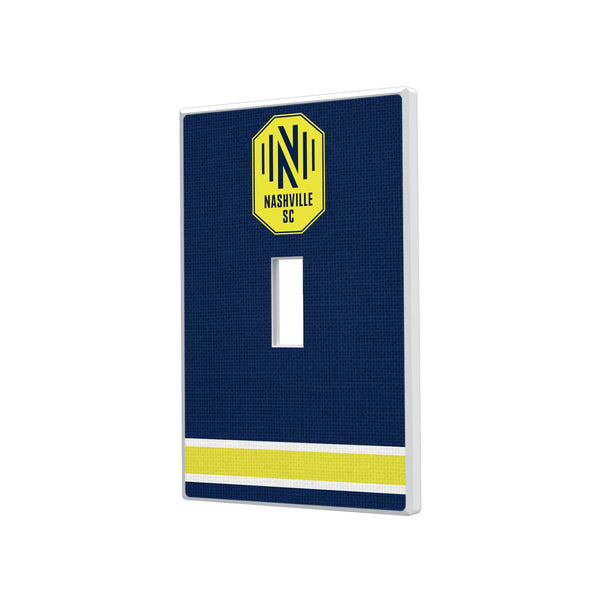 Nashville SC  Stripe Hidden-Screw Light Switch Plate